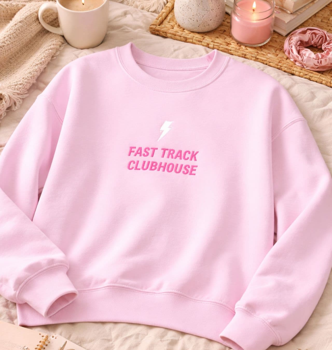 Fast Track Clubhouse Embroidered Hoodie