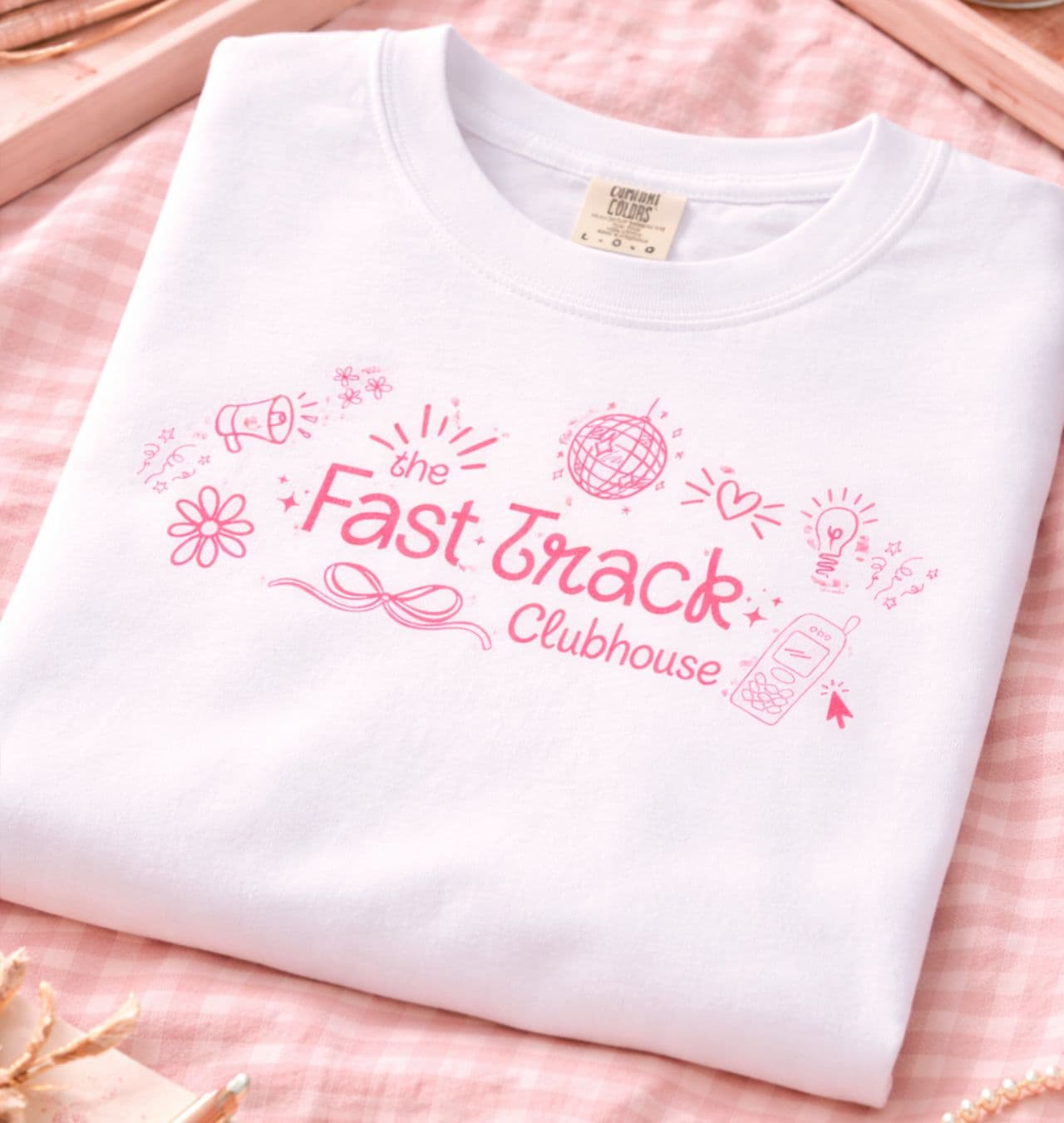 Fast Track Clubhouse Doodle Tee